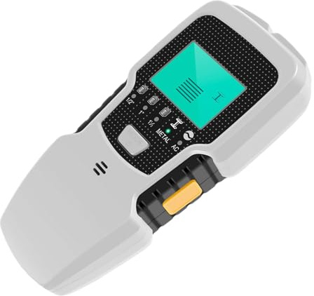 Rilevatore di Monti | Scanner Rivelatore di Struttura A Parete - Rilevatore Magnetico Portatile per Cavi Elettrici, Tubi e Struttura Durante Ristrutturazione e Costruzione