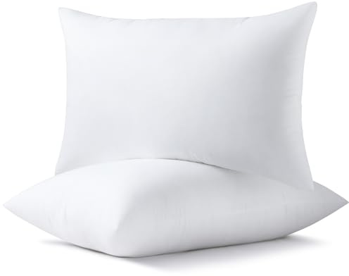 ROKHY Pillows 2 Pack - Luxury White Hotel Quality Bed Pillows, Soft Down Alternative Filling, Breathable Support for Back and Neck