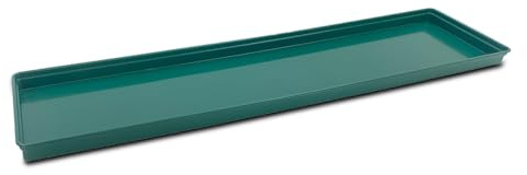 Oakland Gardens 69cm Large Windowsill Watering Tray Pack of 1– Durable Plastic Plant Pot Drip Trays & Saucers – Recycled Gravel Trays for Indoor & Outdoor Gardening & Seed Propagation