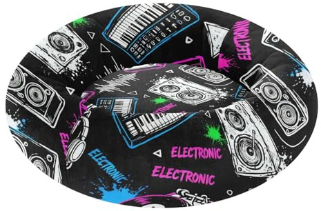 Elektroniska musikinstrument mönster husdjur kattbädd lugnande anti-ångest fluffigare ortopedisk hundbädd för liten storlek husdjurstillbehör