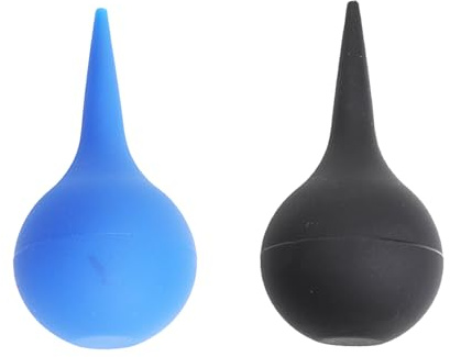 2 Pack Ear Syringe Bulb for Ear Wax, Reusable Rubber Ear Cleaner