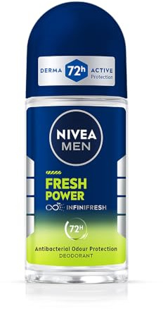 Nivea Men Fresh Power Roll On Deodorant, 50Ml(Ship from India)