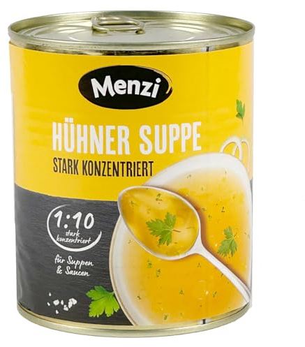 Hühnersuppe 1:10 von MENZI, 800ml