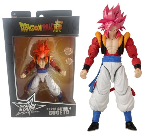 BANDAI - Dragon Ball Super - Dragon Stars Actionfigur 17 cm - Super Saiyan 4 Gogeta - Gelenkige Gogeta Actionfigur - Offizielle Dragon Ball Lizenz - Spielzeug für Kinder ab 4 Jahren - 36765