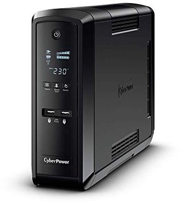 Cyberpower CP1500EPFCLCD-UK Backup UPS PFC Pure Sinewave 1500VA/900W 2 x UK Sockets 4 x IEC