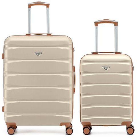 Flight Knight ABS-Hartschalenkoffer Kabinen- und Aufgabegepackoptionen zugelassen fur uber 100 Fluggesellschaften, darunter easyJet, British Airways, RyanAir, Virgin Atlantic, Emirates