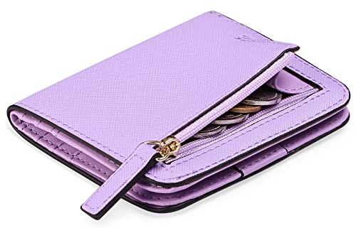 GAEKEAO Geldbörsen Portemonnaie Damen klein mit RFID-Schutz, Mini Kurzer Geldbeutel Frauen Leder mit Zipper Brieftasche, Weich Bequem Süß Münzfach