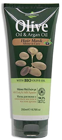 Herbolive Haarmaske Glanz & Pflege Olivenöl & Arganöl 200ml/ 40873