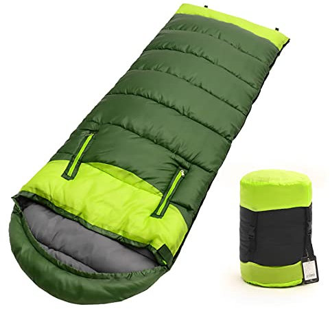 Sovsäck, bärbar lätt bärbar sovsäck för vuxna, med dragkedjehål för armar och fötter, utomhussovsäckar för camping, backpacking, vandring