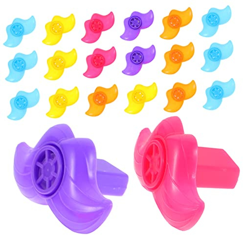 NUOBESTY Mustache Whistles 20Pcs whistle sound whistles bird noise makers train whistle cartoon blowers musical instrument gold medal Lip