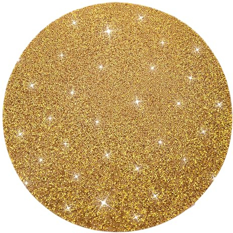 YHMQ DU Gold-Tischsets,One pcs, glänzend, rund, waschbar, Elegante Tischsets zum Valentinstag, Hochzeit, Weihnachtselemente