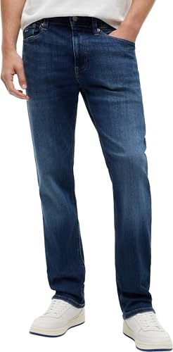 Tommy jeans herr Ryan Slim STR AI0255 DM0DM21892, denim (denim mörk), 31W/36L, Denim (denim mörk), 31W x 36L