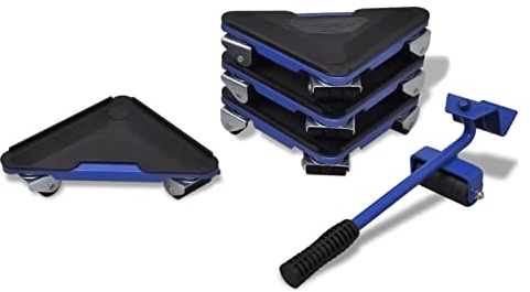 Kavolet Kit de roulettes de transport pour meubles avec roulettes pour meubles, élévateur, système de glissement de meubles avec élévateur de charge, aide au déménagement, chariot de transport de