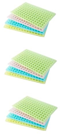 Alipis 3 Piezas Molde de bola de hielo de diamante moldes de hielo picado Molde de diamante de hielo pequeño molde de gelatina maquina de hielo mini bandejas para cubitos de hielo