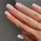 24 Pcs Fake Nails For Women - Kiss Nails French Short False Nails Daily Wear