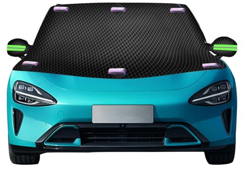 Housse de pare-brise antigel pour voiture, housses de pare-brise d'hiver | Housse de protection magnétique pour pare-brise Oxford | Grande couverture antigel épaisse à 8 couches pour la plupart des vé
