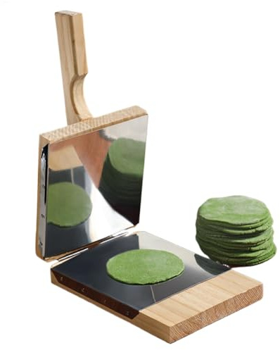 Prensa para hacer bolas de,Prensa de tortilla de madera | Prensador manual para envolver bollos - Máquina herramienta multifuncional para prensar bolas de, accesorio de cocina para envoltorios de bo