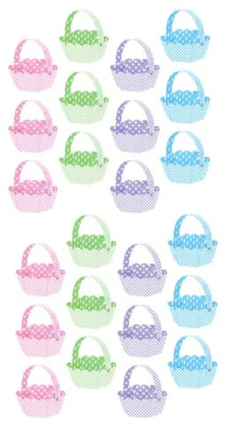 Cabilock 24St Osterkorb Eierkartons Masse Spielzeugeier Spender Eierkorb Stuffer easter basket easter basket koszyczki wielkanocne ostern themenkorb Osterkörbe Osterschmuck Papier
