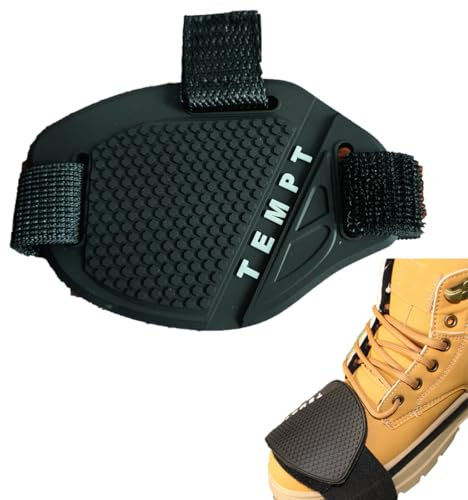 BCHKO 1 Pezzo Protezione Scarpe Moto, Copriscarpe per Leva del Cambio. Antiscivolo con Suola in Gomma. Adatto a Qualsiasi Tipo di Scarpe