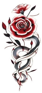 Waterproof Temporary Tattoo Sticker Black Tree Branch Design Fake Tattoo Arm Hand Body Art For Women Men(011)