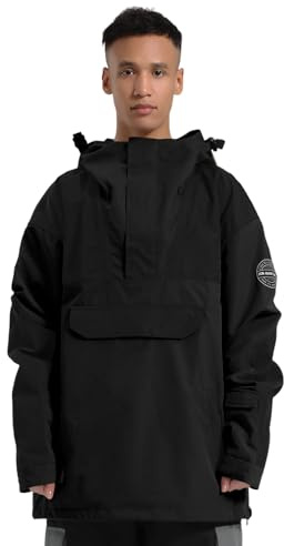 GSOU SNOW Chaqueta de Snowboard Baggy Homme Cortaviento Aislada Anoraks