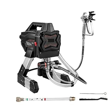 Pistola a Spruzzo, 650W Stand Airless Vernice Spruzzatore Elettrico Professionale Macchina for Verniciatura a Polvere 1,1 L/min for Spruzzatura di Pareti da Giardino for Mobili