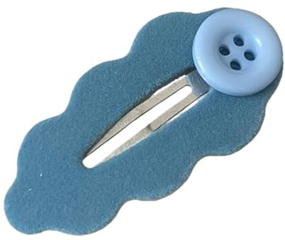 Fermaglio per capelli floccato a forma di nuvola forcina per capelli da donna accessori per capelli compleanni uso quotidiano accessorio gioielli retrò flock forcina