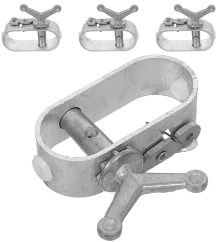 Hemobllo Tenditore per Cavi in Acciaio Multiuso 4 Pezzi, Utensile Tenditore Manuale per Funi Metalliche, Strumento di Installazione Copertura Piscina e Recinzione, Resistente e Compatibile