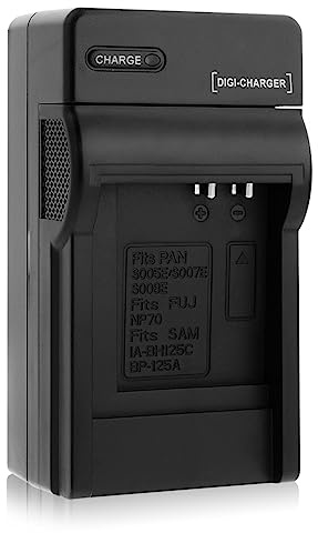 Ladegerät (Netz/KFZ) für CGA-S007 / Panasonic Lumix DMC-TZ1 TZ2 TZ3 TZ4 TZ5 TZ11 TZ15 TZ50