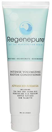 Regenepure, Intense Volumizing Biotin Conditioner, Moisturizing Support for Healthy Hair and Scalp, 8 oz