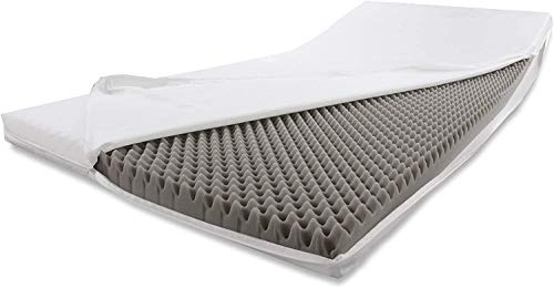 Alanpur® Massage: Kallskummadrass rullmadrass madrasshöjning madrasskydd (100 x 200 cm)