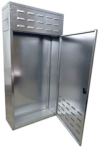 Copricaldaia incasso lamiera zincata 6/10 (PUGLIELLI SRL certificata ISO 9001:2015) fornito in kit di montaggio (85 x 45 x 25)