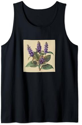 Anise Hyssop Flower Cottagecore Graphic Tank Top