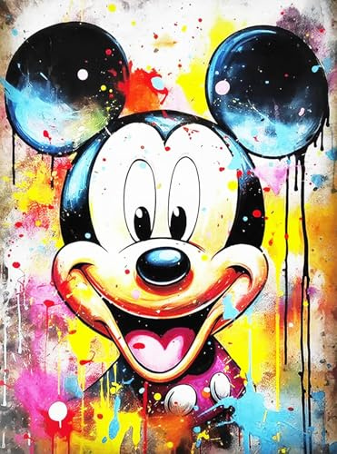 KUSTOM ART Poster Decorativo da Parete Serie Personaggi dei Fumetti Cartoon Senza Cornice Stampa Artistica su Carta Patinata 40x30 cm