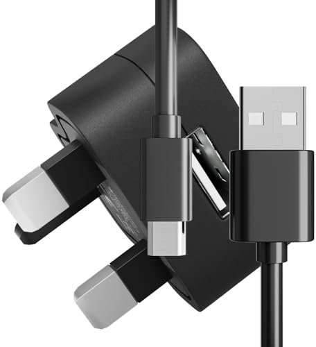 pluX Samsung Galaxy A03 / J1 / J2 / J3 / J4 / J4 Plus / J5 / J6 / J6 Plus / J7 / J7 Prime / J7 Prime 2 / A7 2018 / Galaxy A10 / Galaxy Grand Prime/Ace 3 - Mains Wall Plug Charger Micro USB