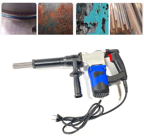 WHYYDSS Scrostatore Elettrico ad Aghi Portatile da 1100 W, Pistola disincrostante Industriale ad Alta Potenza, rimuovi ruggine ad ago, pulitore per Scorie di Saldatura,110V