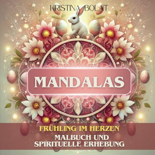 Mandalas Frühling im Herzen Malbuch und spirituelle Erhebung: Ein Weg zu innerer Ruhe, Selbstfindung, spiritueller Erneuerung und mehr Achtsamkeit im Alltag