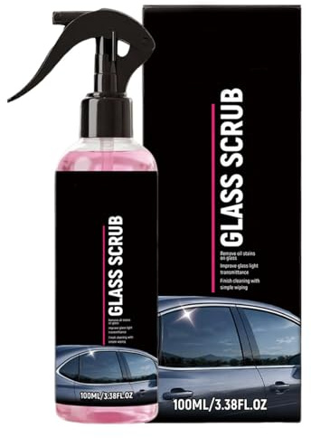 Glasrengöringsmedel I Skumform 100ml Rengörande Osynlig Kraftfull Vätska | Glasrengöringssprej För För Automobil Duschdörr Spegel Badrum Hus Inomhus Utomhus Familj