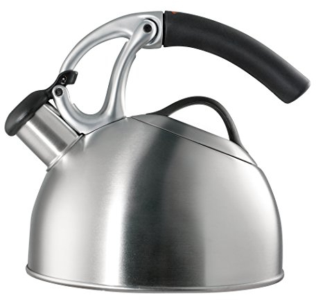 OXO Good Grips Uplift Teekessel, polierter Edelstahl Gebürstet 2 quarts Edelstahl, gebürstet