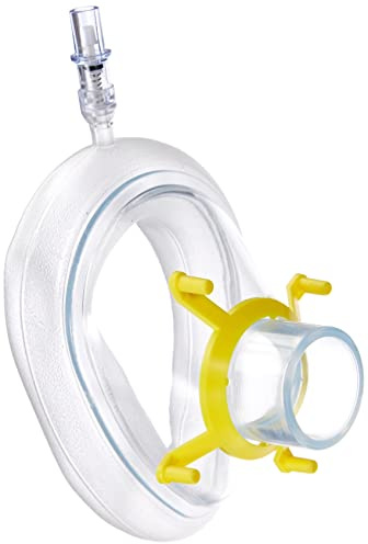 Gima - Einzelpatienten-Gesichtsmaske mit aufblasbarem Luftpolster, Größe n. 2, Kind, Latexfrei, 1 Stück