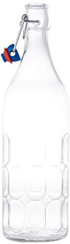 Bormioli Rocco 3.45930 Moresca Botella con tapa hermética, 1 L