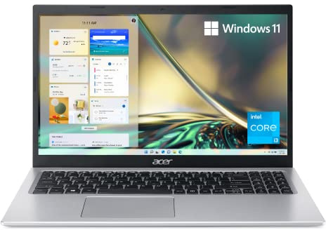 Acer Aspire 5 A515-56-36UT, écran Full HD de 15,6 po, processeur Intel Core i3-1115G4 de 11e génération, 4 Go DDR4, SSD NVMe de 128 Go, WiFi 6, Windows 11 Home (mode S)