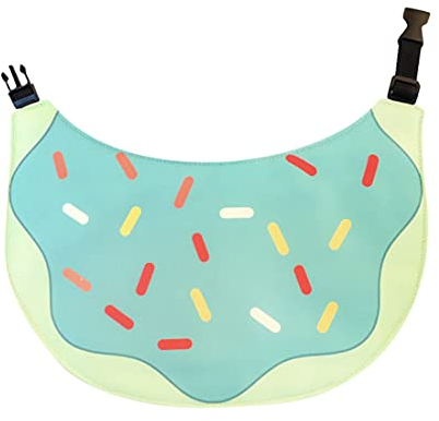PetPhindU Netter Hund Bandana Cartoon Donuts Hund Lätzchen Nickituch Katze Bandana Wasserdicht Pet Lätzchen für Mittelgroße Bis Große Hunde Justierbarer Haustier Bandana Golden Retriever Alaskan