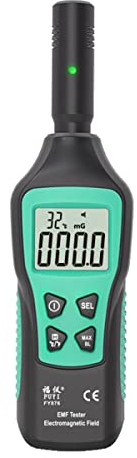 Geigerzähler, EMF Messgerät Strahlungsdetektor 3 in 1 Digitaler Strahlungsdetektor Wiederaufladbarer Digitaler Detektor Mini EMF Detektor mit LCD Hintergrundbeleuchtung für Heim, Büro, Outdoor