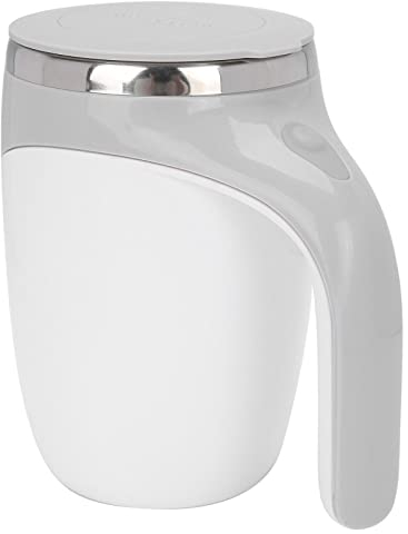 BuyWeek Tazza da Caffè, 380 ml Tazza Autoagitante in Acciaio Inossidabile 304 Tazza Automescolante per Caffè Latte Cioccolata Calda