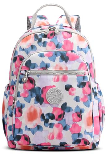 DORRISO Damen Rucksäcke Mode Tagesrucksäcke Niedlich Einzigartiges Schulranzen Leicht Schultertaschen Handtasche Reise Schulter Tasche Tourismus Beiläufig Outdoor Frauen Rucksack Rot
