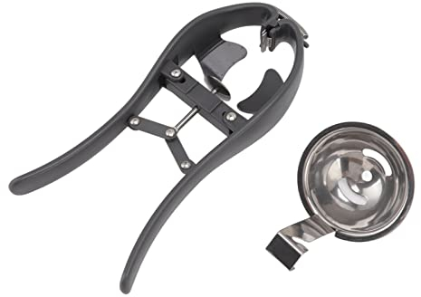Apriuovo Portatile Taglierina per Guscio D' Separatore di Uova Pratico Gadget da Cracker per Uova in Acciaio Inossidabile Strumento per Separare le Uova Separatori di