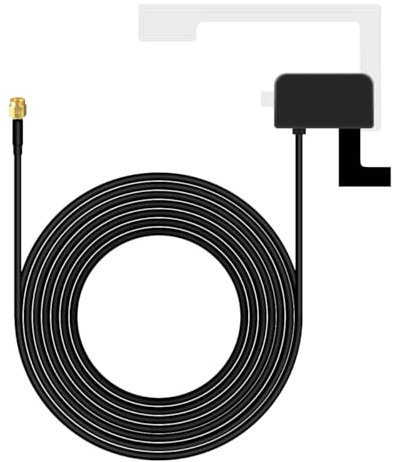 DAB Antenna SMB, DAB+ Radio Aerial Antenna with 3meter Cable and Glass Mount for Pioneer Clarion JVC Kenwood Alpine