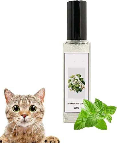 Kolarmo Herbal Cat Joy, Katzenminze-Spray für Katzen, Kräuterspray für Katzen, Kräuter-Katzenfreude-Spray, Katzenkratzspray, Katzentrainingsspray mit Katzenminze, transparentes Verhaltensspray für