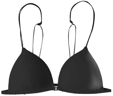 Bralette a Triangolo Elasticizzato Biadesivo per Vestiti Scollati Bretelle Reggiseno